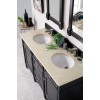 Brittany 60" Black Onyx Double (Vanity Only Pricing)